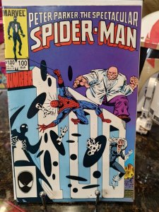 THE SPECTACULAR SPIDER-MAN #100 (1985) - KEY ISSUE - MILESTONE ISSUE