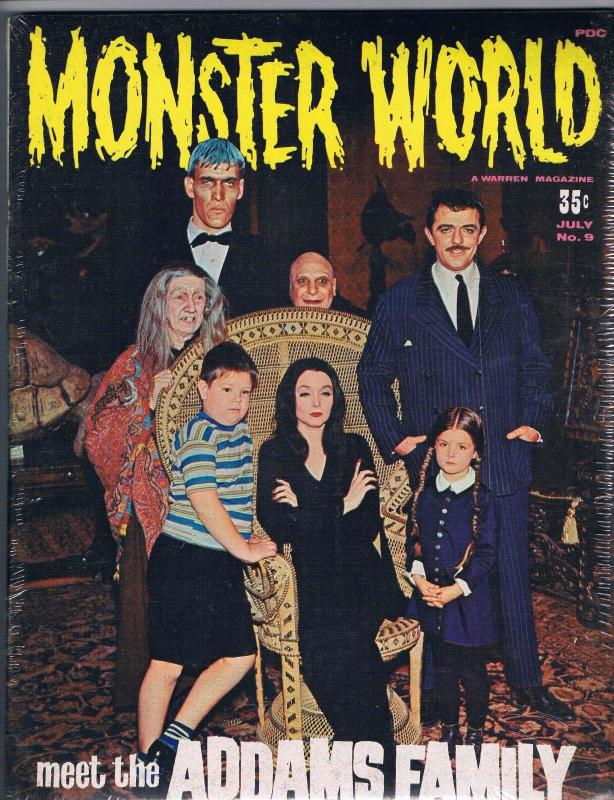 Famous Monsters Of Filmland # 49 + Monster World # 9 POLY SEALED 2 PACK RARE J70