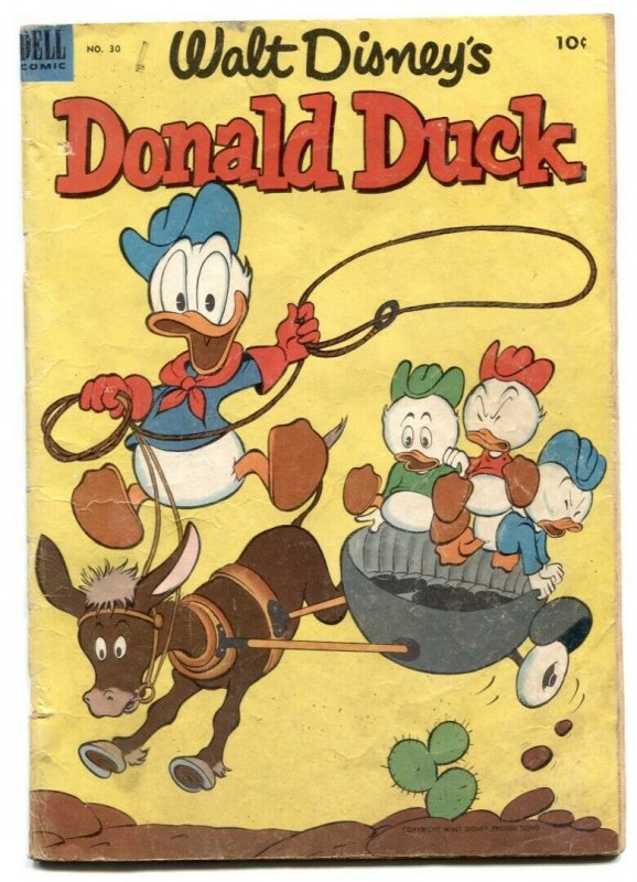 Donald Duck #30 1953- CARL BARKS- Golden Age G