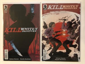 KILL WHITEY DONOVAN #1 + #2 PEARSON 2019 OPTIONED Save Combine Shipping 