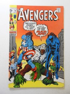 The Avengers #78 (1970) FN/VF Condition! Manufactured w/ 3 staples