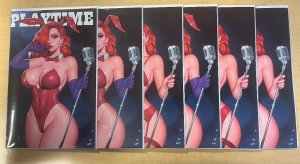 Playtime Jessica Rabbit 6 Book AP Variant Cover Set by Dravacus Goblin Exclusive
