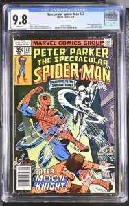 SPECTACULAR SPIDER-MAN #22 CGC 9.8 MOON KNIGHT WHITE TIGER WHITE PAGES