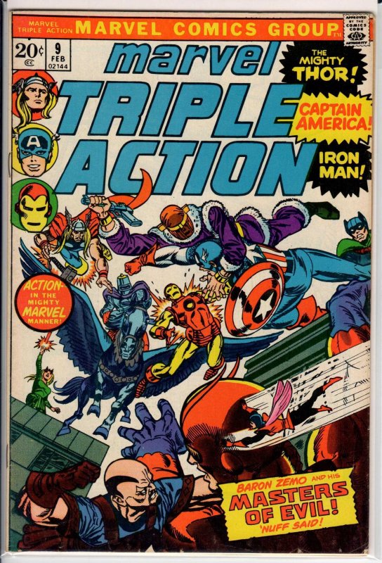 Marvel Triple Action #9 (1973) 7.0 FN/VF