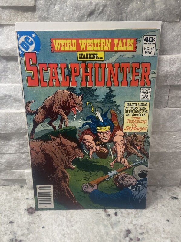 Weird Western Tales #67 DC Comics Scalphunter (1980) Newsstand Mid Grade