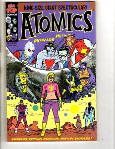 7 The Atomics AAA Pop Comics # 1 2 3 4 5 + King Size Jigsaw World's Within TD9