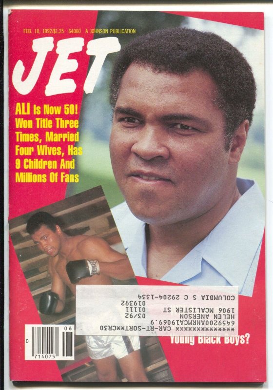 Jet 2/10/1992-Muhammad Ali-FN-