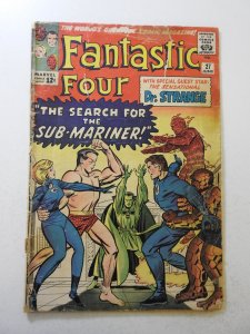 Fantastic Four #27 (1964) PR Condition see desc