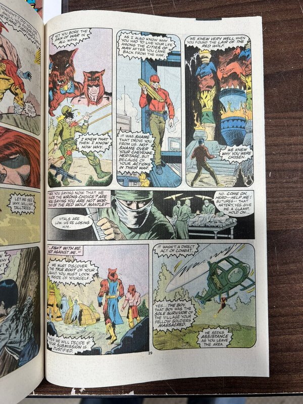 Javier Saltares Original Art Marvel Comics Presents 15 Red Wolf Avengers 