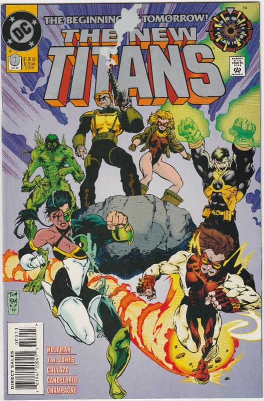 2 The New Titans DC Comic Books # 0 Titans Sell Out # 1 Nightwing Starfire TW45