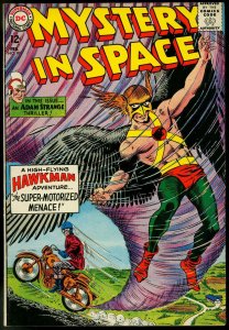 Mystery in Space #89 1964- Hawkman- Adam Strange- Motorcycle cover FN