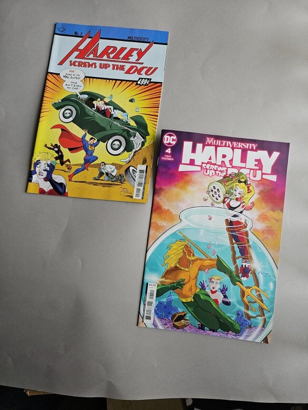 Multiversity Harley Screws Up the DCU 1 2 3 4 mind control NM set