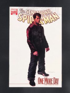 The Sensational Spider-Man #41 White Cover (2007) One More Day Part Three