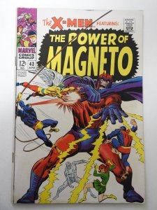 The X-Men #43 (1968) VG- Condition 3 centerfold wraps detached bottom staple