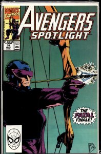 Avengers Spotlight #36 (1990) Hawkeye