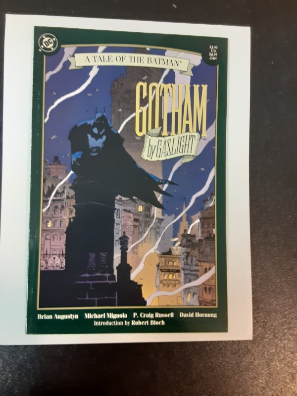 Batman Gotham by Gaslight Elseworlds  (1989) Written by Brian Augustyn 1ST PRINT