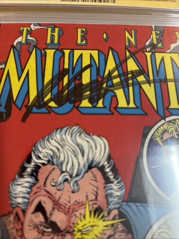 New Mutants (1990) # 87 (CGC 9.8 SS) Signed Rob Leifeld • 1st App Cable