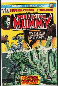 Supernatural Thrillers #9 (1974) The Living Mummy