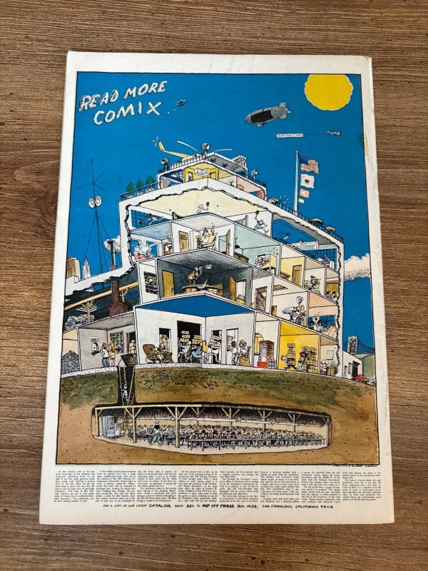 Rip Off Comix # 1 FN- Rip Off Press Underground Comix Comic Book 4 J348