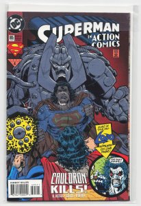 Action Comics #695 Embossed Cover (1994) Superman