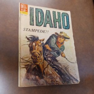 IDAHO #5 (1964,DELL) STAMPEDE' SIX GUN JUSTICE silver age western hero tv show