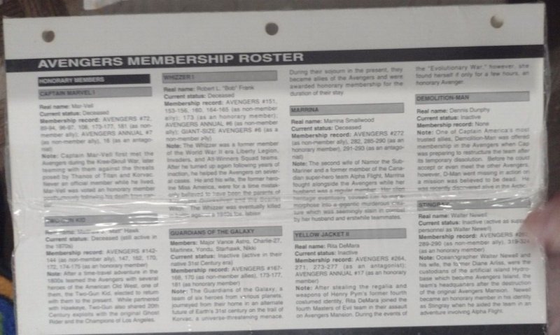 OFFICIAL HANDBOOK OF THE MARVEL UNIVERSE # 22 MASTER EDITION  1992 REFERENCE