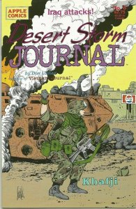 Desert Storm Journal #8 Apple Comics December Dec 1992 (VF)