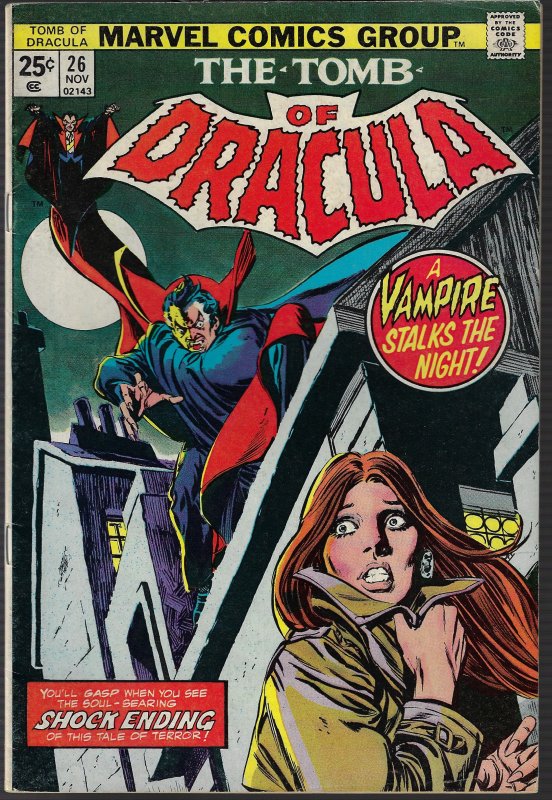 Tomb of Dracula #26 (Marvel, 1974) F-