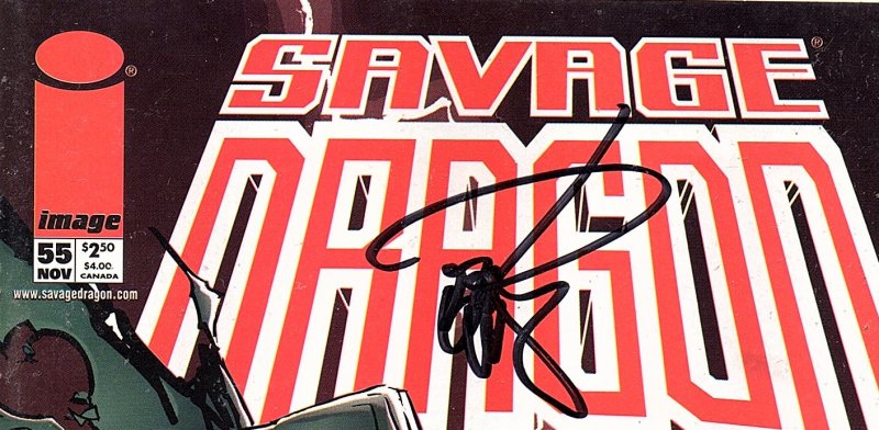 Image Comics Savage Dragon #55 She-Dragon Signed by Erik Larsen w/COA