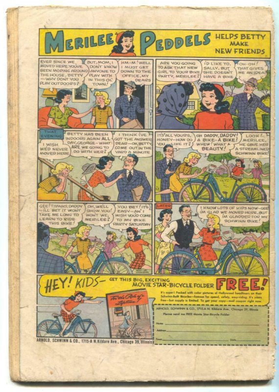 Master Comics #70 1946- Radar- Captain Marvel Jr