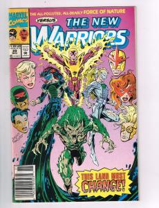 The New Warriors #29 VF Marvel Comics Comic Book Nova Nov 1992 DE42