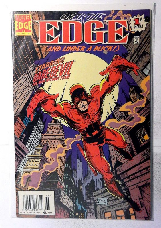 Over the Edge #1 (1995) Marvel Comics Newsstand Daredevil 1st Print Comic Book