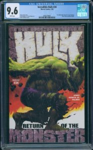 Incredible Hulk #34 (Marvel, 2002) CGC 9.6 KEY