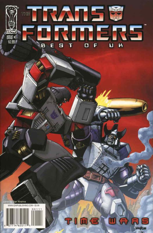 Transformers, The: Best of UK: Time Wars #1A VF/NM; IDW | save on shipping - det