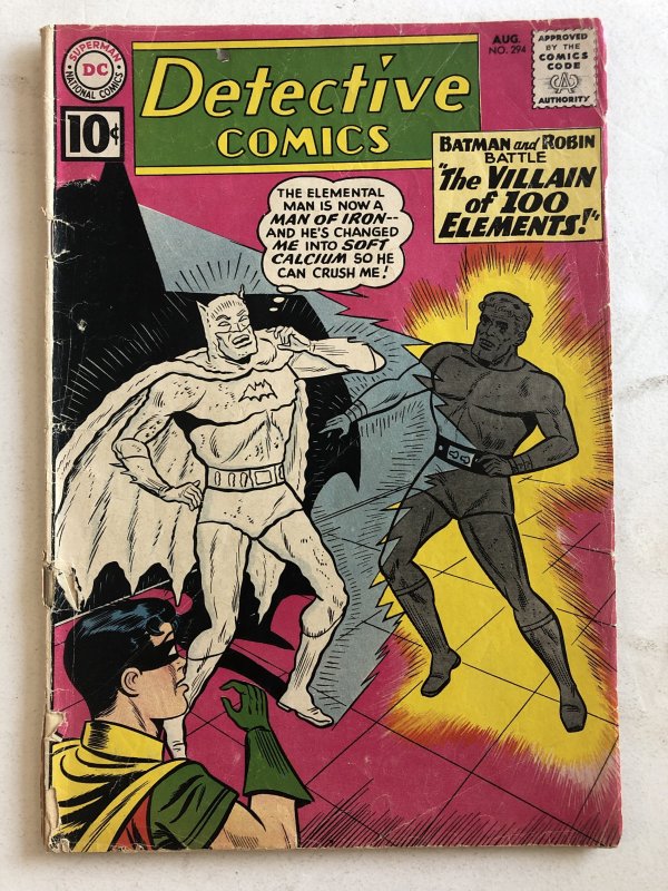 Detective 294, VG, c all my Detective comics