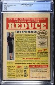 (1951) ARCHIE’S RIVAL REGGIE #3 CGC 5.0 OW/WP! VERONICA!