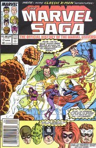 MARVEL SAGA (1985 Series) #17 NEWSSTAND Very Fine Comics Book