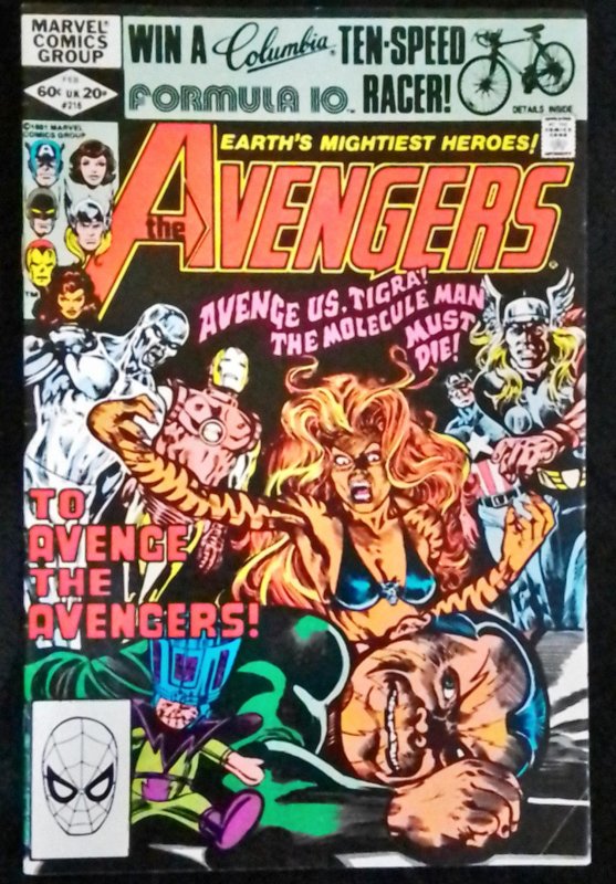 The Avengers #216 Direct Edition (1982)
