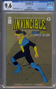 INVINCIBLE #1 CGC 9.6 LARRY'S WONDERFUL WORLD OF COMICS LIMITED EDITION 