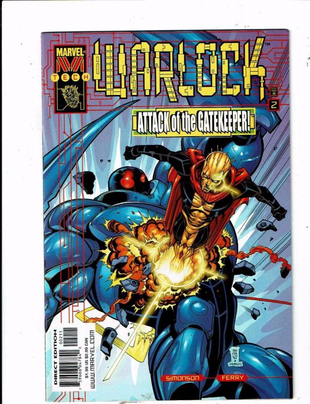 Lot of 2 Warlock Marvel Comic Books #2 3 BH51 