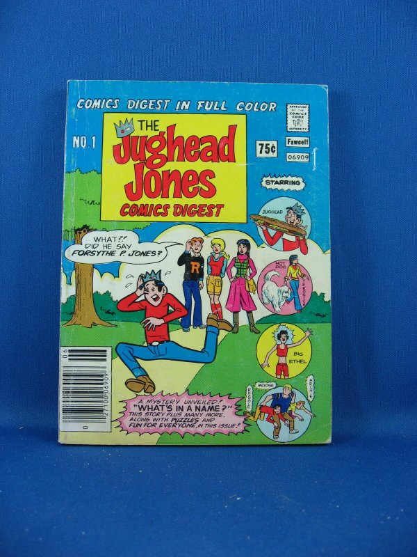 JUGHEAD JONES DIGEST 1 VG Fine Neal Adams 1977