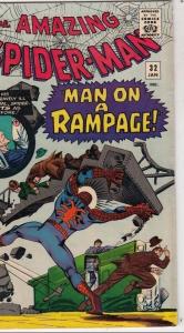 Amazing Spider-Man 32 strict VF+ 8.5 High-Grade Doc Ock Steve Ditko Art Tons Now