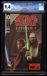 Star Wars: Episode I - The Phantom Menace #1 CGC NM 9.4 Photo Variant