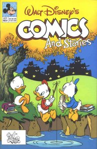 Walt Disney's Comics and Stories #577 VF ; Disney | Fishing Cover