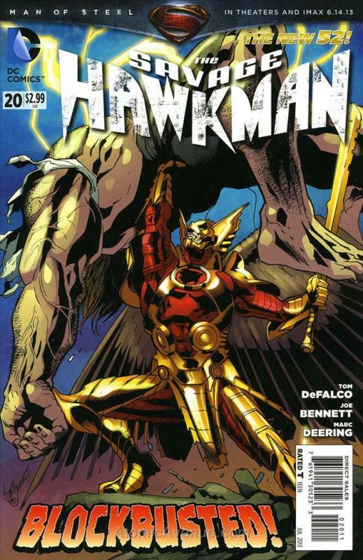 Savage Hawkman, los #20 casi nuevo/muy Fino; corriente directa | ahorra en tus envíos-detalles dentro 