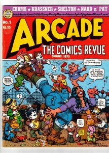 Arcade #1 (1975) High-Grade VF 1st Print R.Crumb Masterpiece! S.Clay Wilson Art!