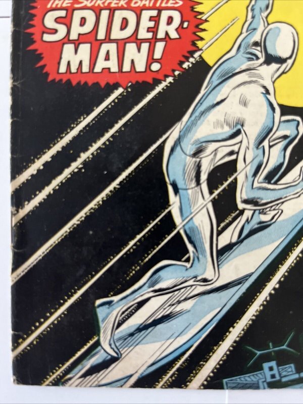 Silver Surfer #14 VG 1970  Spider-Man - Buscema - San Lee - Fair/Good.