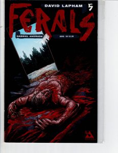 Ferals #5 Gore Variant Cover by Gabriel Andrade (2012)