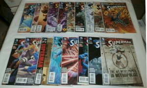 Superman V3 #1,2,25-29,32-39-50 2011 Perez Johns New 52, comic book lot of 31