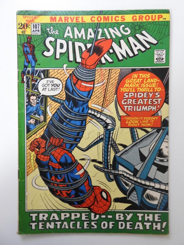 The Amazing Spider-Man #107 (1972) VG+ Condition!